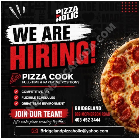 Pizza Chef / Kitchen Staff Wanted – Full-Time & Part-Time | Night Shifts