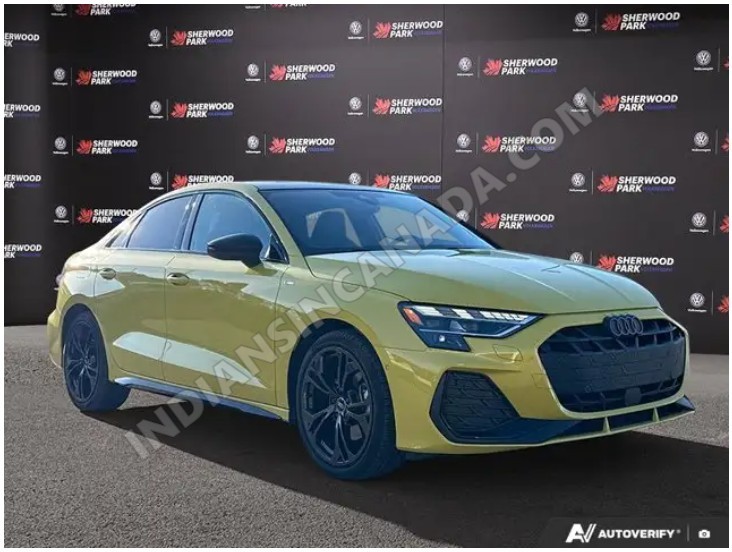 2025 Audi A3 Sedan Technik S Line AWD – Sunroof | Heated Seats | Navigation | Premium Audio