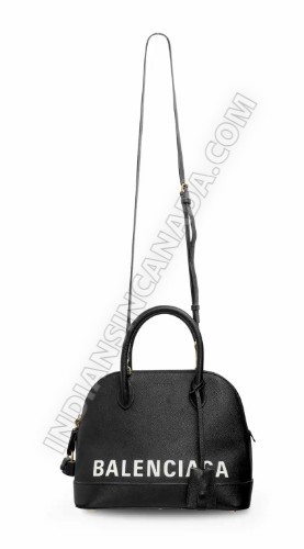 Authentic Balenciaga Ville Small Leather Top-Handle Bag – Black/White | Made in Italy