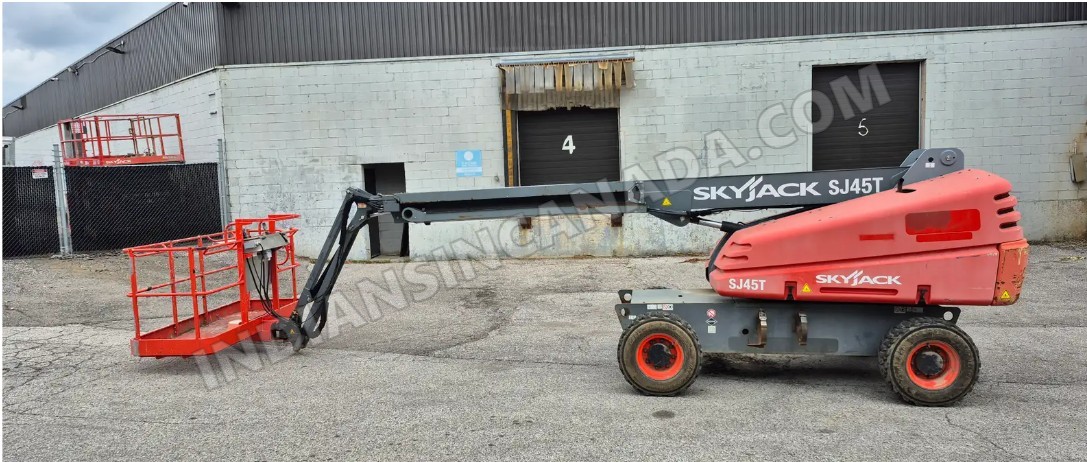 2017 Skyjack SJ45T 4x4 Boom Lift – Dual Fuel, 45 ft Working Height, Valid NDT