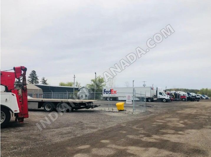 Secure Truck & Trailer Parking & Storage Yard – Near Highway 401