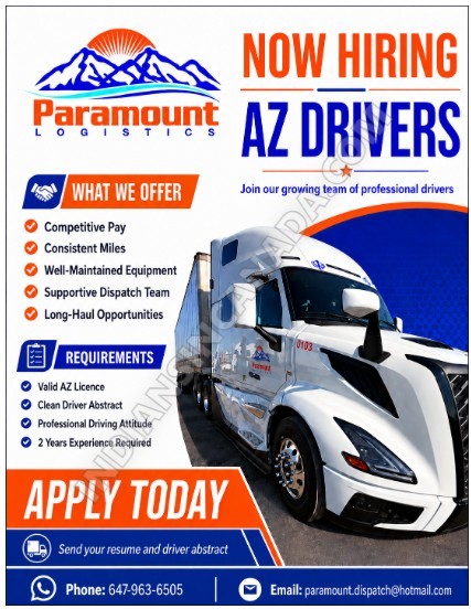 Experienced Truck Dispatcher – Canada & USA | Van & Reefer