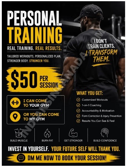 Now Accepting New Personal Training Clients in Etobicoke