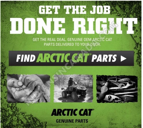 Arctic Cat OEM ATV, Side-by-Side & Snowmobile Parts & Repair